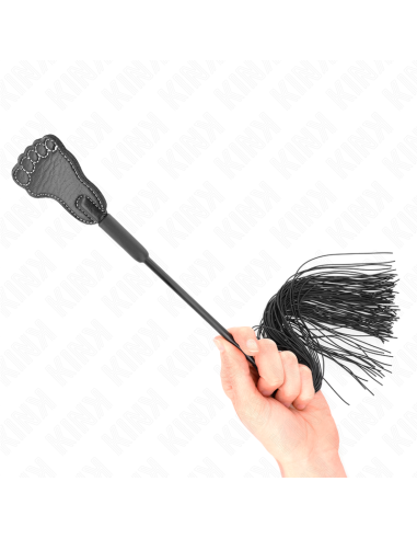 KINK - FOOT SHAPED PADDLE WITH TASSEL WHIP 31 CM