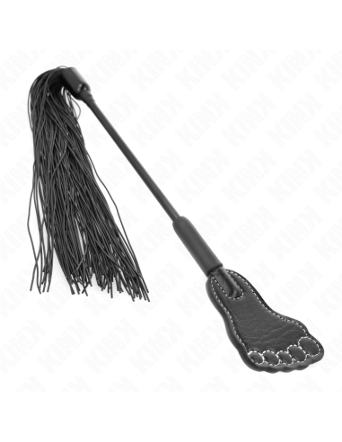 KINK - FOOT SHAPED PADDLE WITH TASSEL WHIP 31 CM
