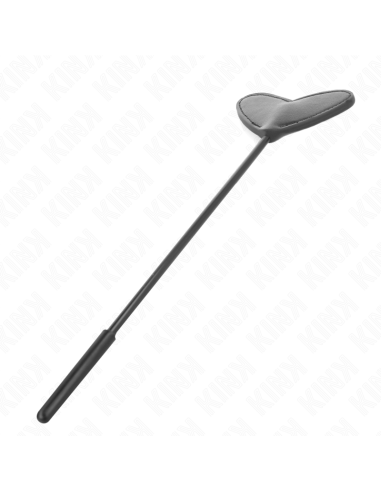 KINK - JUODA ŠIRDELĖS FORMOS PALETĖ 33 X 10 CM