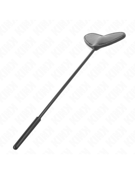 KINK - JUODA ŠIRDELĖS FORMOS PALETĖ 33 X 10 CM