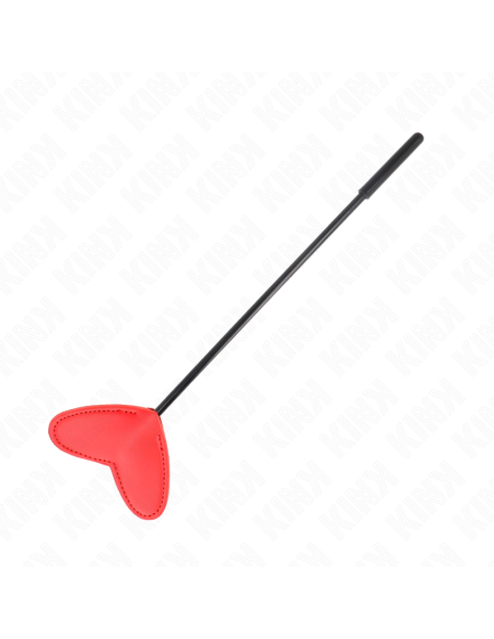 KINK - RAUDONA ŠIRDELĖS FORMOS PALETĖ 33 X 10 CM