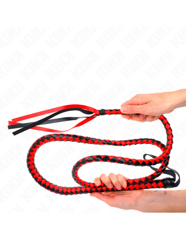KINK - RED LONG SNAKE WHIP 210 CM