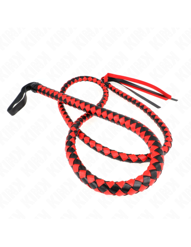 KINK - RED LONG SNAKE WHIP 210 CM