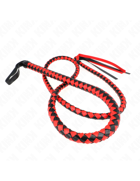 KINK - RED LONG SNAKE WHIP 210 CM