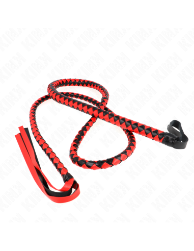 KINK - RED LONG SNAKE WHIP 210 CM