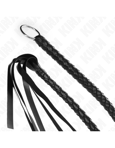 KINK - SNAKE WHIP WITH BLACK HAND RING 65 CM