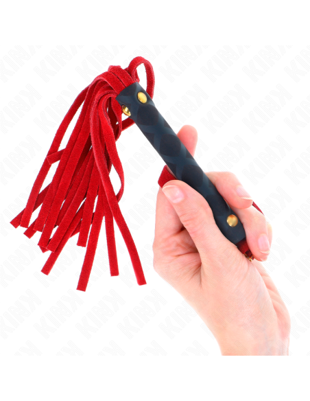 KINK - RED SUEDE MINI WHIP 30 CM