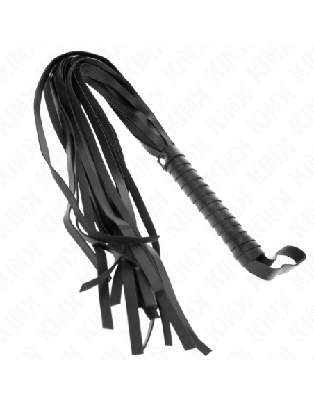 KINK - NEGRO SHORT HANDLE LONG TAIL WHIP 70 CM