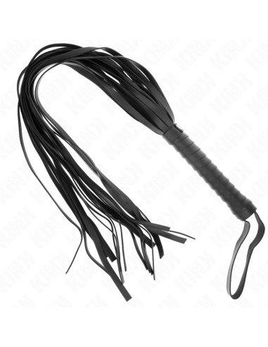 KINK - NEGRO SHORT HANDLE LONG TAIL WHIP 70 CM