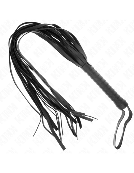 KINK - NEGRO SHORT HANDLE LONG TAIL WHIP 70 CM