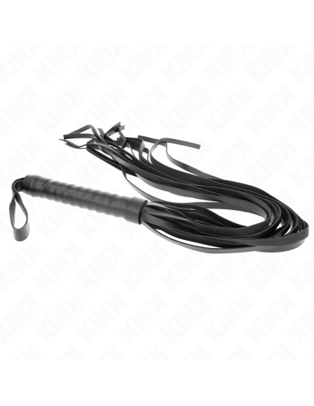 KINK - NEGRO SHORT HANDLE LONG TAIL WHIP 70 CM