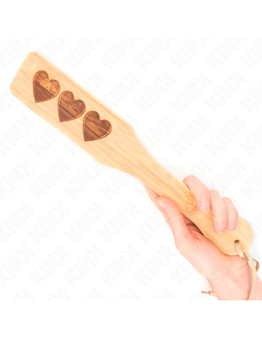 KINK - BAMBOO PALLET HEART DESIGN 32 X 5.5 CM