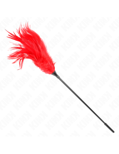 KINK - MULTIPLE RED TICKLE FEATHERS 45 CM