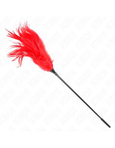 KINK - MULTIPLE RED TICKLE FEATHERS 45 CM