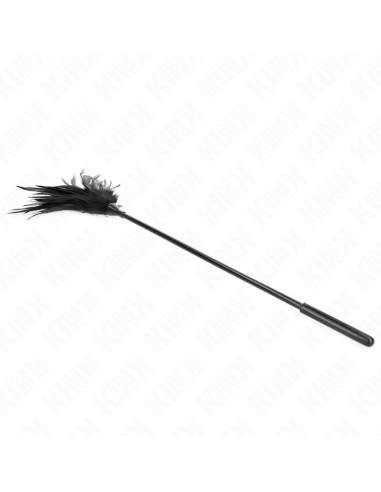 KINK - MULTIPLE BLACK TICKLE FEATHERS 45 CM