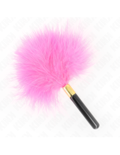 KINK - FUCHSIA GOLD METAL TICKLE FEATHERS 18 CM 2