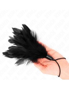KINK - TICKLE FEATHERS WITH ROPE HANDLE PLASTIC BASE 15 CM
