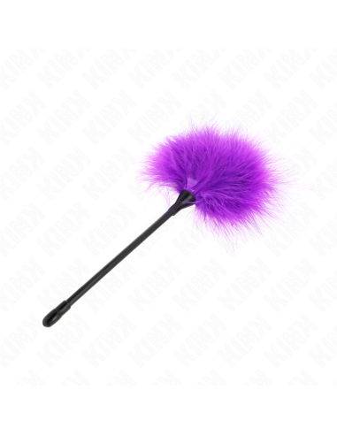 KINK - PURPLE TICKLE FEATHERS USED FOR THE BONDAGE KIT 27 CM