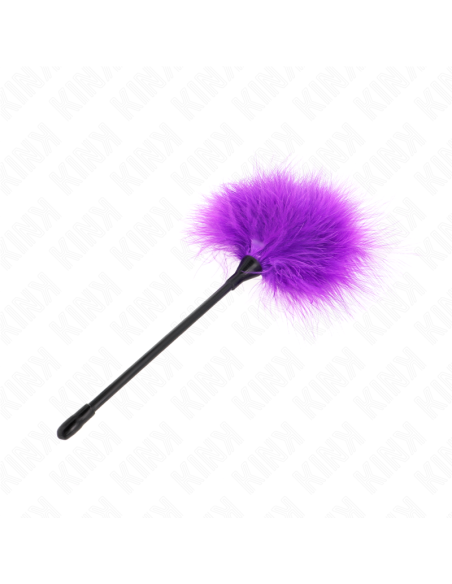KINK - PURPLE TICKLE FEATHERS USED FOR THE BONDAGE KIT 27 CM