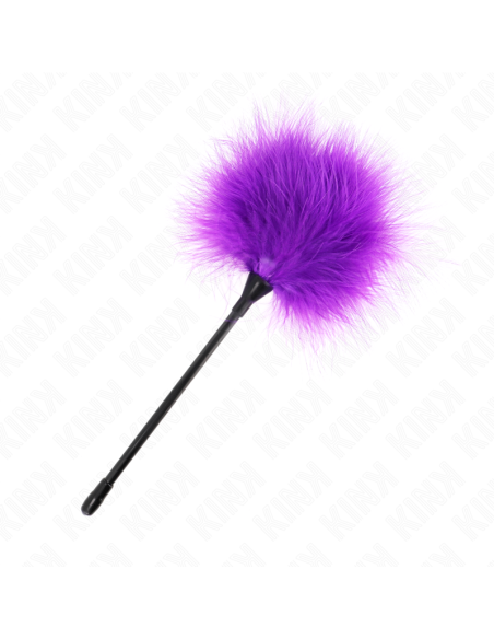 KINK - PURPLE TICKLE FEATHERS USED FOR THE BONDAGE KIT 27 CM