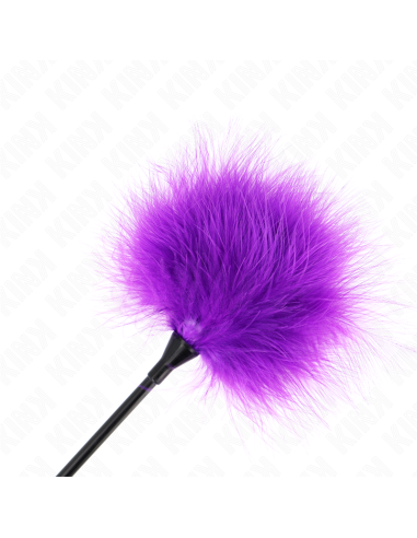 KINK - PURPLE TICKLE FEATHERS USED FOR THE BONDAGE KIT 27 CM
