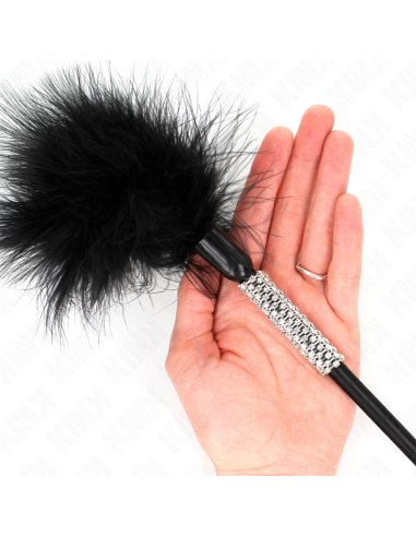 KINK - TICKLE FEATHERS WITH RHINESTONE HANDLE 50 CM