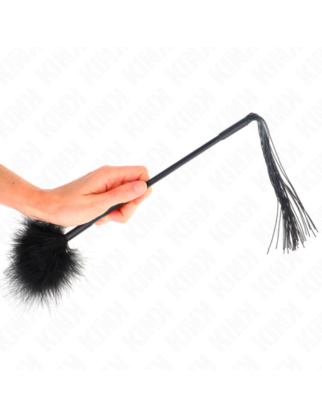 KINK - SILICONE WHIP WITH FEATHERS FOR TICKLE 47 CM
