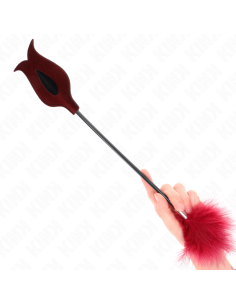 KINK - TICKLE FEATHERS WITH ROSE-SHAPED PADDLE 8 CM