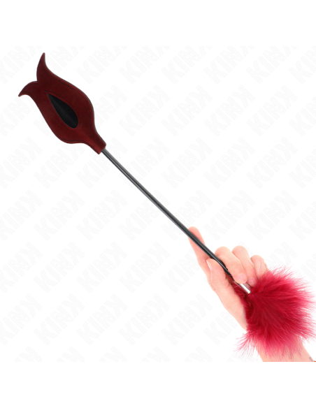KINK - TICKLE FEATHERS WITH ROSE-SHAPED PADDLE 8 CM
