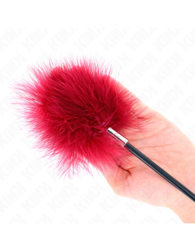 KINK - TICKLE FEATHERS WITH ROSE-SHAPED PADDLE 8 CM