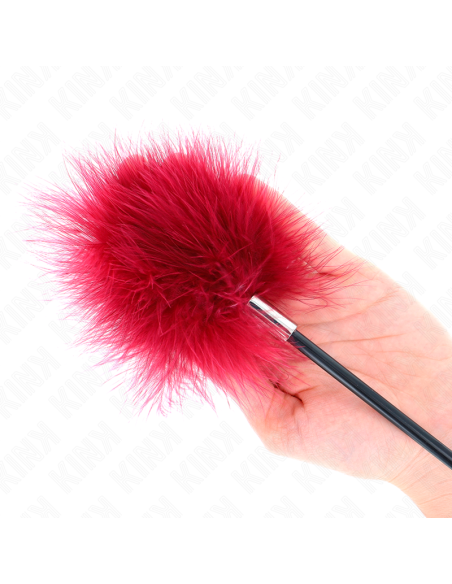 KINK - TICKLE FEATHERS WITH ROSE-SHAPED PADDLE 8 CM