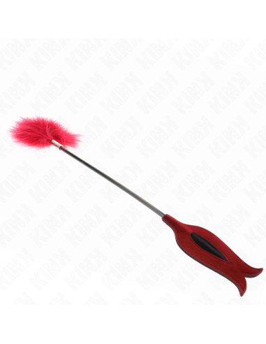 KINK - TICKLE FEATHERS WITH ROSE-SHAPED PADDLE 8 CM