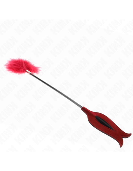 KINK - TICKLE FEATHERS WITH ROSE-SHAPED PADDLE 8 CM