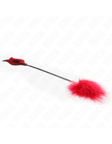 KINK - TICKLE FEATHERS WITH ROSE-SHAPED PADDLE 8 CM