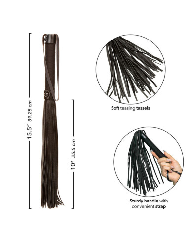 CALEXOTICS - NOCTURNAL FLOGGER LEATHER BLACK