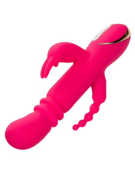 CALEXOTICS - JACK FANTASY TRIPLE HEATED VIBRATOR RABBIT PINK