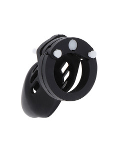 HIDDEN DESIRE - EXTREME CHASTITY COCK CAGE SILICONE SIZE S BLACK 2