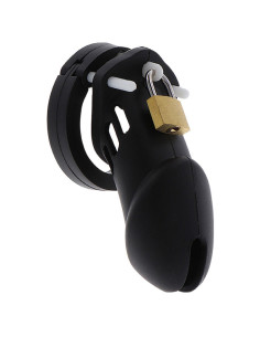 HIDDEN DESIRE - EXTREME CHASTITY COCK CAGE SILICONE SIZE L BLACK