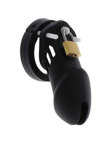 HIDDEN DESIRE - EXTREME CHASTITY COCK CAGE SILICONE SIZE L BLACK