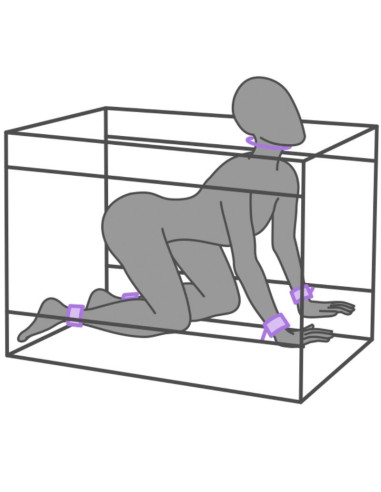 SECRET DOME - KINK CLUB LA NICHE CABIN PURPLE