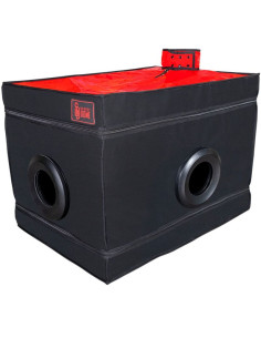 SECRET DOME - KINK CLUB LA NICHE CABIN BLACK and RED