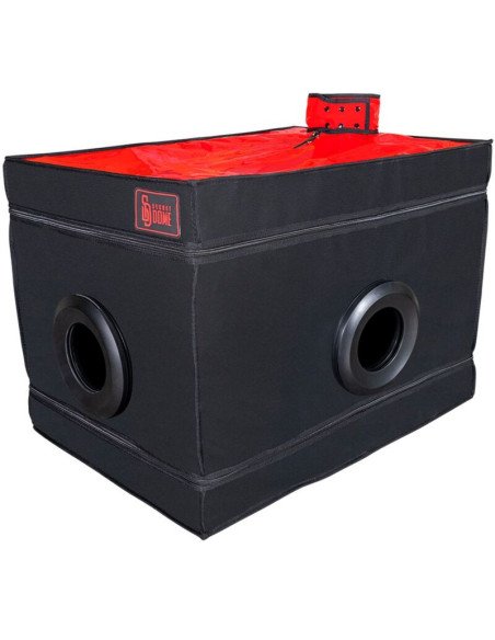SECRET DOME - KINK CLUB LA NICHE CABIN BLACK and RED