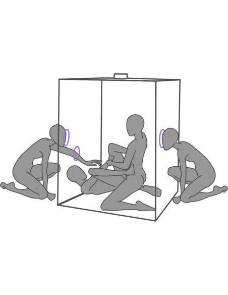 SECRET DOME - KINK CLUB CABIN SCANDALE PURPLE