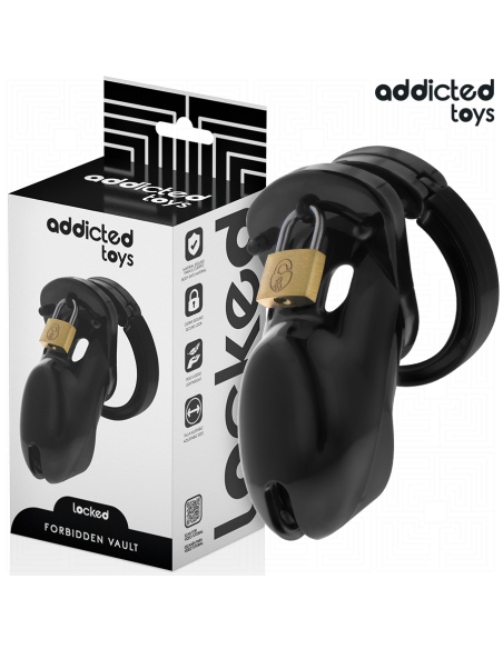 ADDICTED TOYS LOCKED - UŽDRAUSTAS SAUGOS VARPOS NARVAS 10 CM