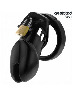 ADDICTED TOYS LOCKED - OBSIDIAN HOLD PENIS CAGE SIZE M 2