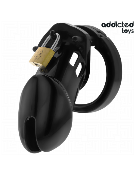 ADDICTED TOYS LOCKED - OBSIDIAN HOLD PENIS CAGE SIZE M