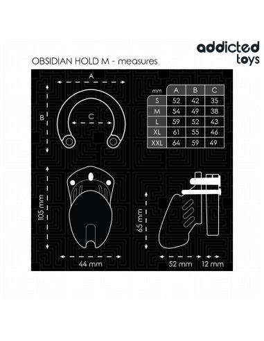 ADDICTED TOYS LOCKED - OBSIDIANINIS VARPOS NARVAS, M DYDIS