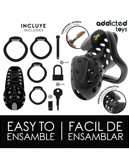 ADDICTED TOYS LOCKED - GRANDINE SUJUNGTAS TUŠČIABUČIS VARPOS NARVAS 10,5 CM