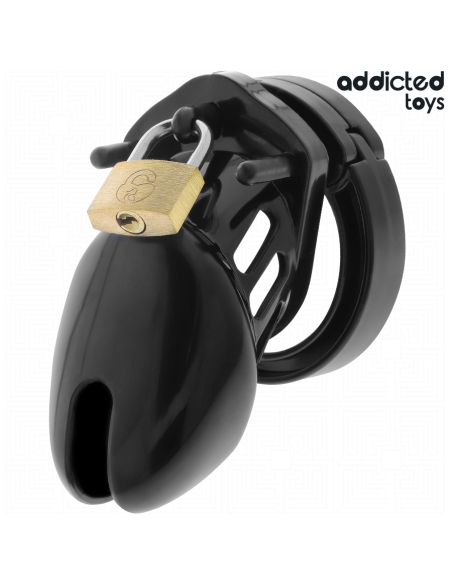 ADDICTED TOYS LOCKED - OBSIDIAN HOLD PENIS CAGE SIZE S