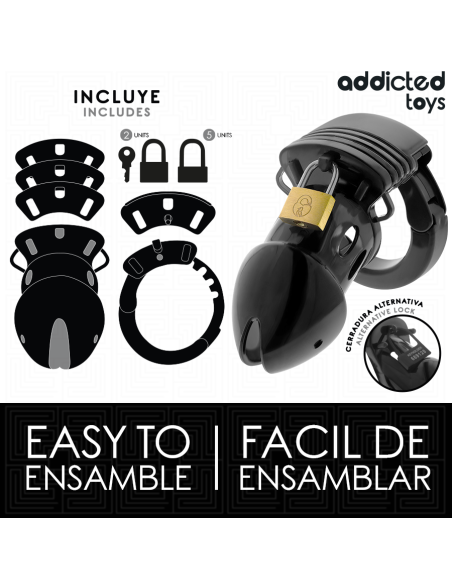 ADDICTED TOYS LOCKED - SKAISTYBĖS GYLIO VARPOS NARVAS 7,5 CM